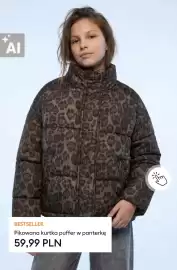 Sinsay gazetka tydzień 39 Strona 6: Pikowana kurtka puffer w panterkę €59,99