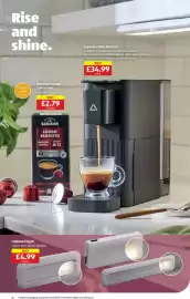 Aldi leaflet week 40 Page 16: Cupboard Light €4,99, Barissimo lungo coffee pods €2,79