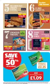Aldi leaflet week 40 Page 3: Specially selected chicken tikka masala €3,99