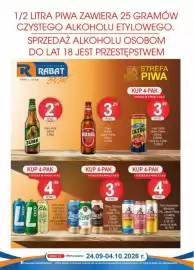 Rabat gazetka Strona 12: Piwo Zatecky €3,69, Piwo Kasztelan Miodowe €4,19