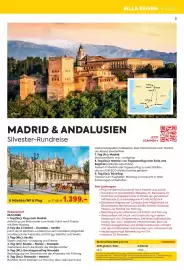 Billa Reisen Flugblatt Seite 3: MADRID & ANDALUSIEN Silvester-Rundreise €1.399,00