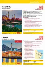 Billa Reisen Flugblatt Seite 5: Kleingruppenreise €2.799,00, Silvester-Reise Istanbul €899,00