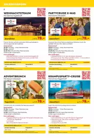 Billa Reisen Flugblatt Seite 8: Adventbrunch MS Kaiserin Elisabeth €78,00, Krampusparty-Cruise MS Admiral Tegetthoff €78,00