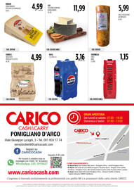 Volantino Carico Cash & Carry Pagina 32: Pecorino Romano Bianco/Nero €11,99, Gran Biraghi spicchio di formaggio €4,99