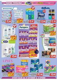 Volantino Maury's Pagina 4: Lines Specialist pannolini a mutandina unisex super €11,99, Nuvenia natural care €0,69