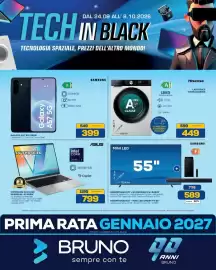 Volantino Euronics Bruno Pagina 1: Asus VIVOBOK S14 OLED €799,00, Hisense lavatrice €449,00