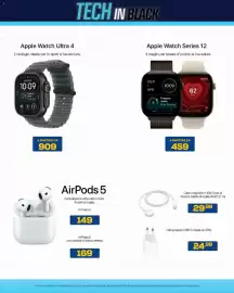 Volantino Euronics Bruno Pagina 17: AirPods 5 €149,00, Apple Watch Series 12 €459,00