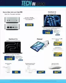 Volantino Euronics Bruno Pagina 18: Alimentatore USB-C Apple da 70W €65,00, Mac mini con Chip M6 €1.079,00