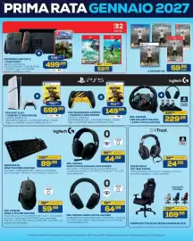 Volantino Euronics Bruno Pagina 25: GXT 488 FORZE €24,99, G502 X Mouse Gaming €59,99