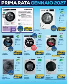 Volantino Euronics Bruno Pagina 31: Lavatrice AEG €599,99, Lavatrice Bosch WGG254Z911 €649,99
