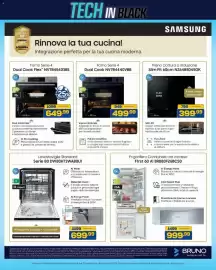 Volantino Euronics Bruno Pagina 39: Forno Serie 4 Dual Cook Flex NV7B45403BS €649,99, Refrigeratore con freezer €999,99