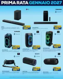 Volantino Euronics Bruno Pagina 8: JBL Party speaker Bluetooth €799,99, JBL Party speaker €369,99