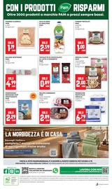 Volantino Panorama Pagina 20: Tavoletta di cioccolato Pam €0,89, Gelato variegato Pam €2,89