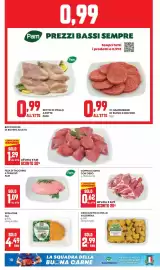 Volantino Panorama Pagina 10: Fesa di tacchino a trancio Pam €1,09, Coppa di suino con osso €0,62