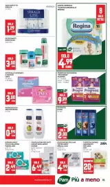 Volantino Panorama Pagina 15: Carta igienica Regina Cartacamomilla Maxi €4,99, Bifensis adult pollo+salmon purina one €2,49