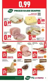 Volantino Panorama Pagina 9: Mortadella Favola con pistacchi €1,49, Parmigiano Reggiano DOP €1,99