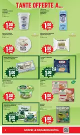 Volantino Pam Pagina 2: Ricotta fresca Tesori dell'Arca €1,00, Taccole o fagiolini e patate Natura in Padella Bonduelle €1,00