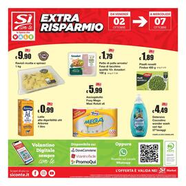 Volantino Sì con te Market Pagina 16: Asciugatutto Foxy Mega €5,99, Ravioli ricotta e spinaci Gi con te Chef €9,90