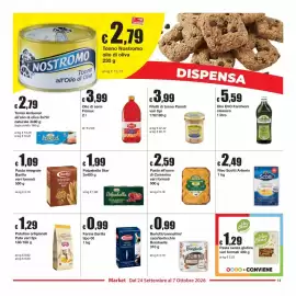 Volantino Sì con te Market Pagina 11: Farina Barilla tipo 00 €0,99, Polpabella Star €1,99
