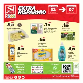 Volantino Sì con te Market Pagina 16: Asciugatutto Foxy Mega €5,99, Ravioli ricotta e spinaci Gi con te Chef €9,90