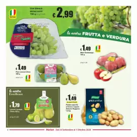Volantino Sì con te Market Pagina 2: Limone verdello Citrus €1,79, Naturella Patate gialle €1,49