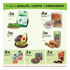 Volantino Sì con te Market Pagina 3: Semi di chia Colfiorito €2,19, Mandorle Pioppo pop €2,49