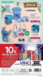 Volantino La Saponeria Pagina 20: Borsa Tote €2,49, Cubo contenitore Stitch €7,99