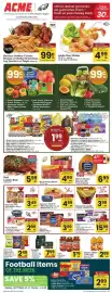 ACME weekly ad week 39 Page 1: Jumbo Raw Shrimp €4,99, Signature SELECT Navel Oranges or Blueberries €4,99