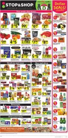 Stop&Shop weekly ad week 39 Page 1: Ronzoni Pasta €0,99, Kraft shredded or cracker barrel chunk cheese €5,00