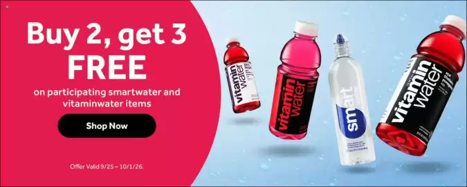 Stop&Shop weekly ad week 39 Page 2: Smartwater and vitaminwater items