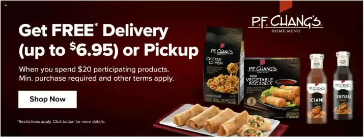 Stop&Shop weekly ad week 39 Page 5: Pf Chang's chicken lo mein