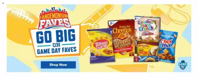 Stop&Shop weekly ad week 39 Page 9: 12222 g FANDEMONIUM FAVES GO BIG ON GAME DAY FAVES Shop Now EPPERONI F Honey Nut 100