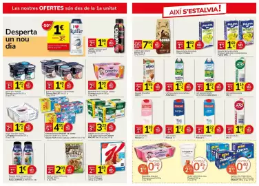 Folleto Supermercados Charter Página 2: Asturiana llet desnatada sense lactosa €1,17, Bonka café en gra natural €7,90