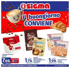 Volantino Sigma Pagina 1: Pizza Ristorante Cameo €1,99