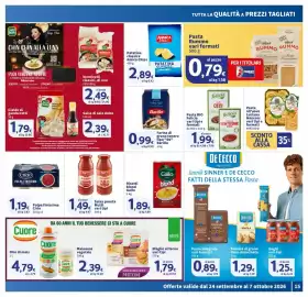 Volantino Sigma Pagina 15: Pasta BIO Felicia €1,99, Farina di grano tenero tipo "00" Barilla €0,99