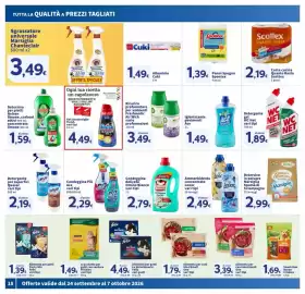 Volantino Sigma Pagina 18: Candeggina Più Ace €2,29, Candeggina delicata Omino Bianco €2,79