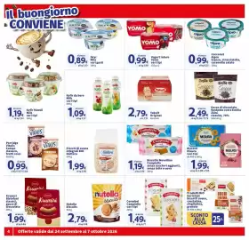 Volantino Sigma Pagina 4: Biscotto Novellino Campiello €1,19, Nutella Biscuits €2,79