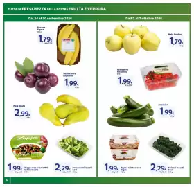 Volantino Sigma Pagina 6: Broccoletti lessati Savi €2,29, Zuppa orzo e farro BIO Cottin tavola €1,99