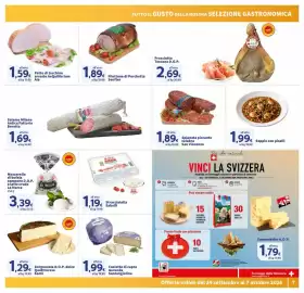 Volantino Sigma Pagina 7: Filettone di Porchetta Senfter €1,89, Gorgonzola D.O.P. dolce Quattrorose Santi €1,29