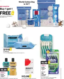 CVS weekly ad week 40 Page 3: Listerine 1L €5,99, Hero. Mighty Patch €13,99