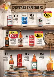 Folleto Supermercados El Jamón Página 24: San Miguel 0.0 €0,60, Budweiser €0,76