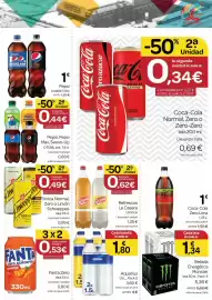 Folleto Supermercados El Jamón Página 25: Aquarius €1,80, Schweppes Tónica Normal, Zero o Limón €0,49