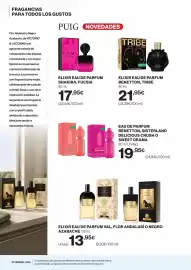 Catálogo El Corte Inglés Página 8: Shakira elixir eau de parfum fucsia €17,95, Benetton tribe elixir €21,95