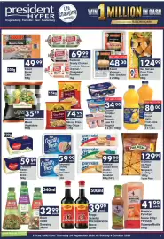 President Hyper catalogue Page 4: Maggi Lazenby Worcestershire Sauce €39,99, Nando's Peri-Peri Sauce €41,99