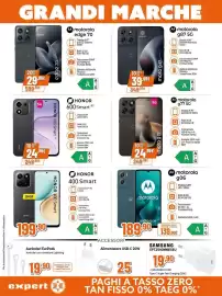 Volantino Expert Pagina 17: Motorola g06 €189,90, Motorola g87 5G €349,90