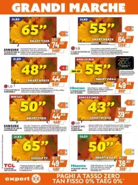 Volantino Expert Pagina 31: LG TV MINILED QNED 43"UHD 4K €399,00, TV OLED 48"UHD 4K €44,95