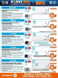 Volantino Expert Pagina 9: *Per le informazioni finanziarie vedi box in ultima pagina BONUS 2026 CLIMATIZZATORI AGEVOLAZIONI