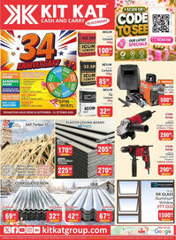 KitKat Cash and Carry catalogue week 39 Page 16: ICON Tile Cement €32,00, STECO RYOBI Angle Grinder €290,00