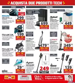 Volantino Comet Pagina 24: Dreame robot aspirapolvere e lavapavimenti X50 ultra complete €349,50