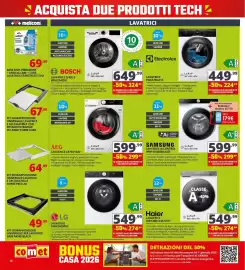 Volantino Comet Pagina 26: AEG Lavatrice LR7FD104V €299,99, Lavatrice Serie 6 Bosch €324,99